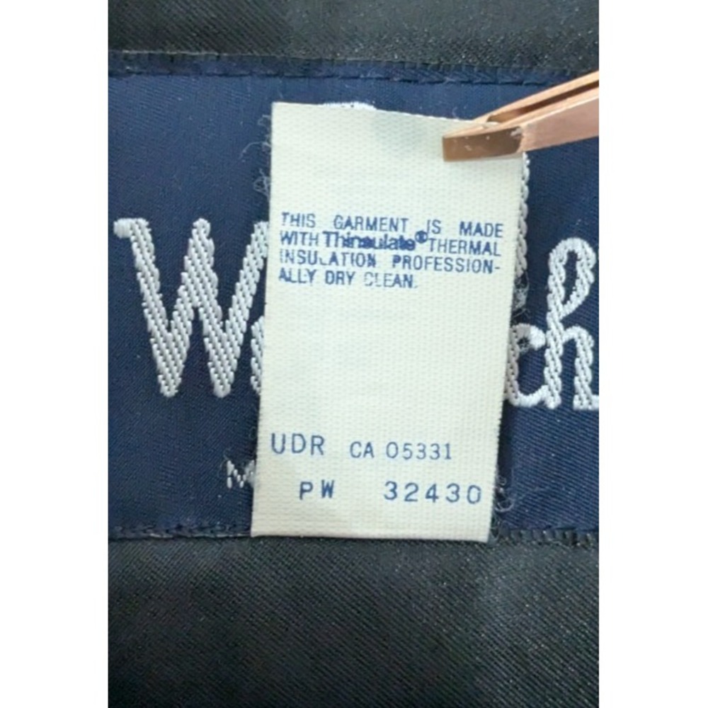 Vintage (80s) Woolrich Plaid Wool Blend Coat Jacket 16056 Small Made USA Rugged - Picture 9 of 9